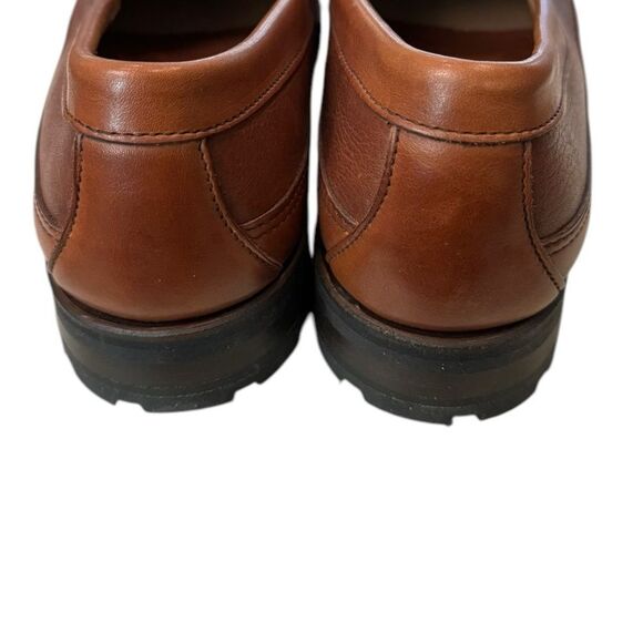 New Allen Edmonds Quincy Tan Leather Men\'s Slip-on Dress Shoes Loafers 9  9D